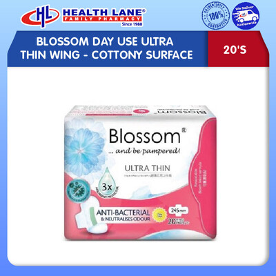 BLOSSOM DAY USE ULTRA THIN WING- COTTONY SURFACE (20'S)
